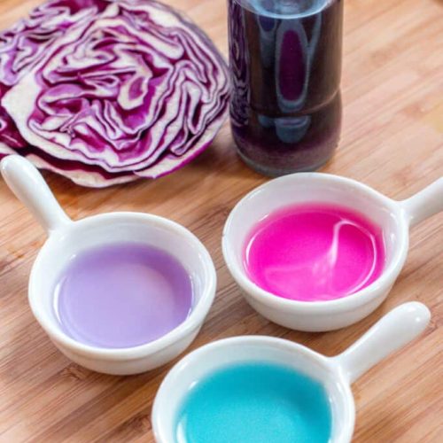 How to make purple food coloring naturally?