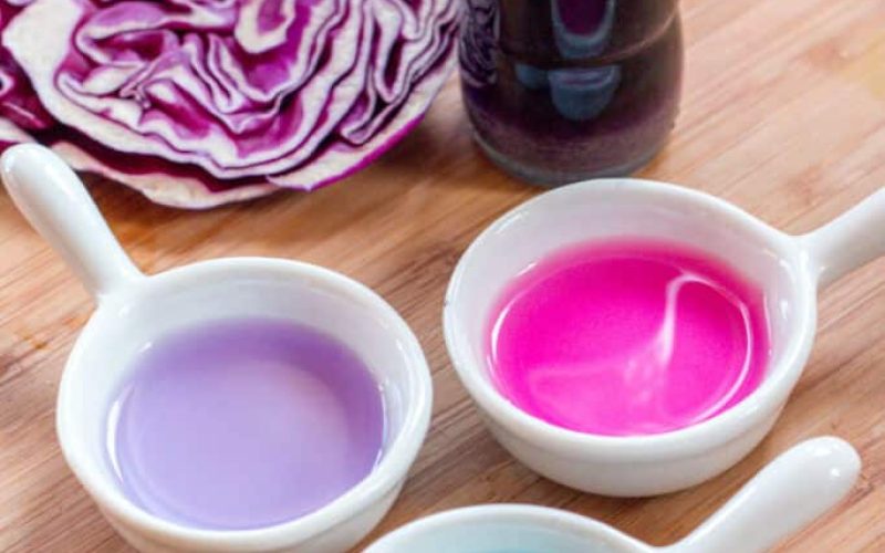 How to make purple food coloring naturally?